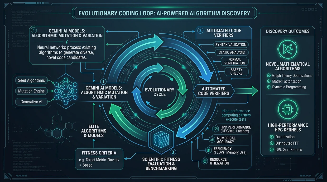 AlphaEvolve Evolutionary Coding Loop