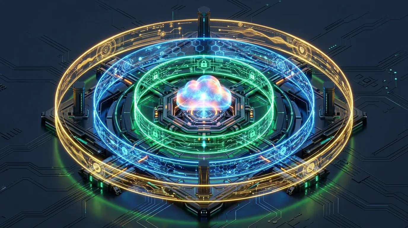 Protect, Control, Comply/Audit Concentric Security Shield